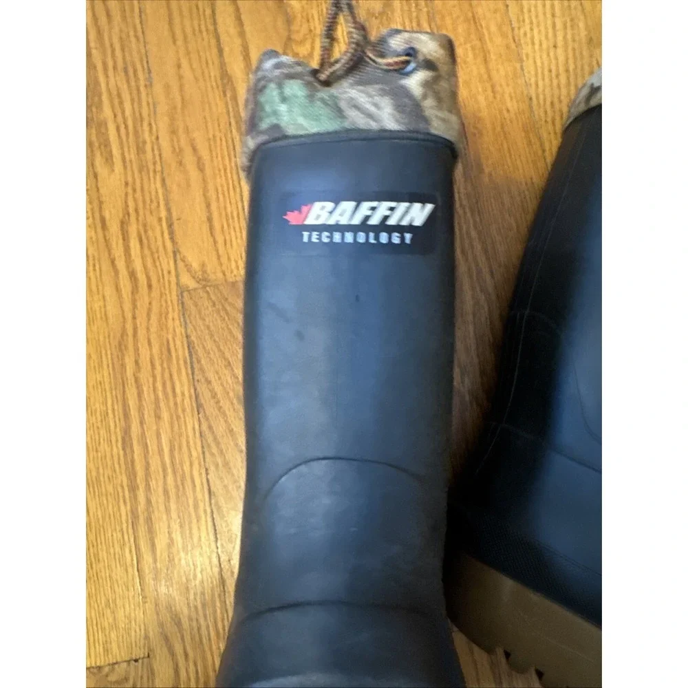Baffin Men's Plain Toe Hunter‎ Boots Forrest/Black 10 EUC Rain Waterproof Warm
